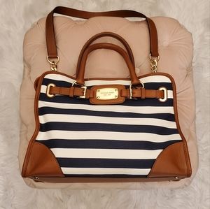 Michael Kors Stripe Shoulder Bag